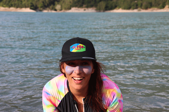 Maillot manches longues femme recyclé surfwear