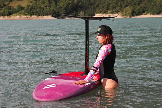 Maillot manches longues femme recyclé surfwear