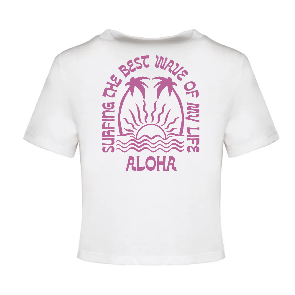 T-shirt Surf Femme Cropped – Best Wave