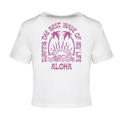 T-shirt Surf Femme Cropped – Best Wave