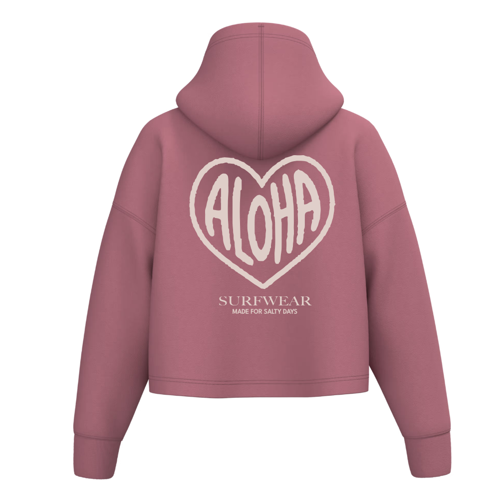 Sweat Surf Femme Crop – Aloha Heart