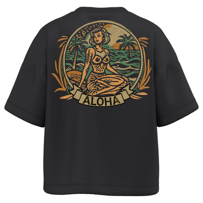 T-shirt Surf Femme Boxy Aloha Spirit
