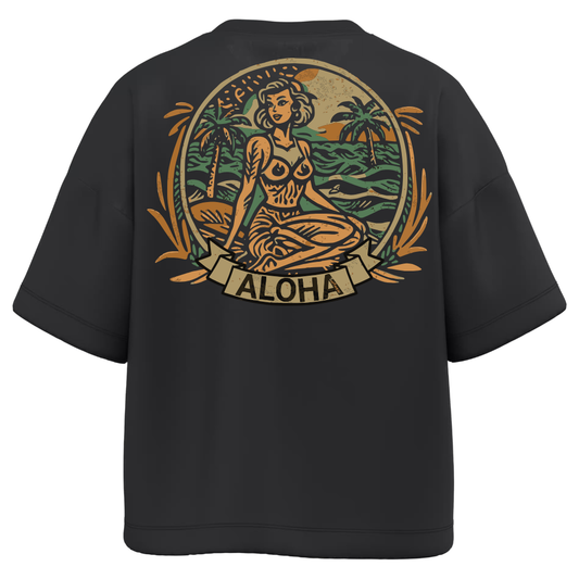 T-shirt Surf Femme Boxy Aloha Spirit