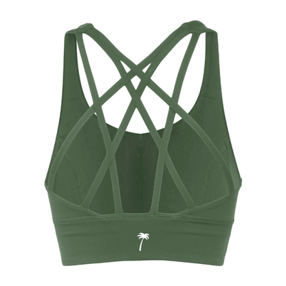 Brassière de sport Kaki Vibes