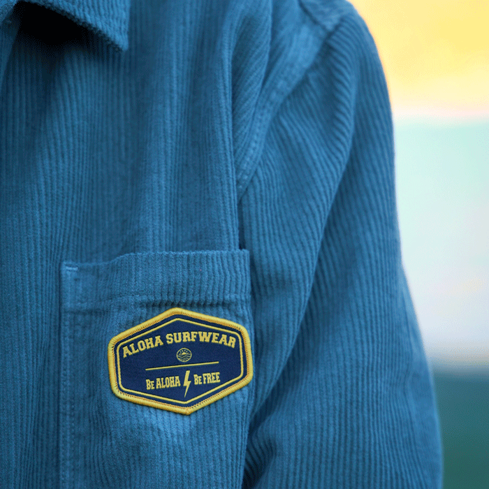 Surchemise Kaha – Velours Côtelé Bio