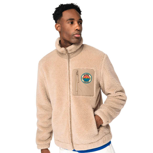 Veste Sherpa manches longues