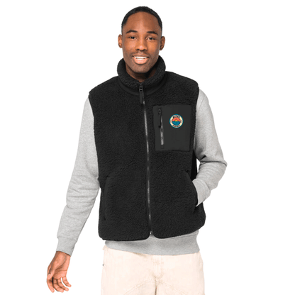 veste Sherpa sans manches écoresponsable