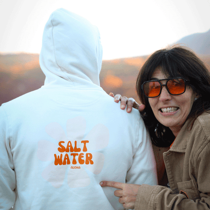 Sweat à capuche unisexe Salt water