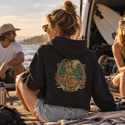Sweat Surf Femme Crop – Aloha Spirit