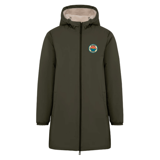 Veste imperméable éco-responsable Alohasurfwear kaki homme