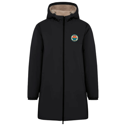 Veste Sherpa surf noir avec logo Alohasurfwear